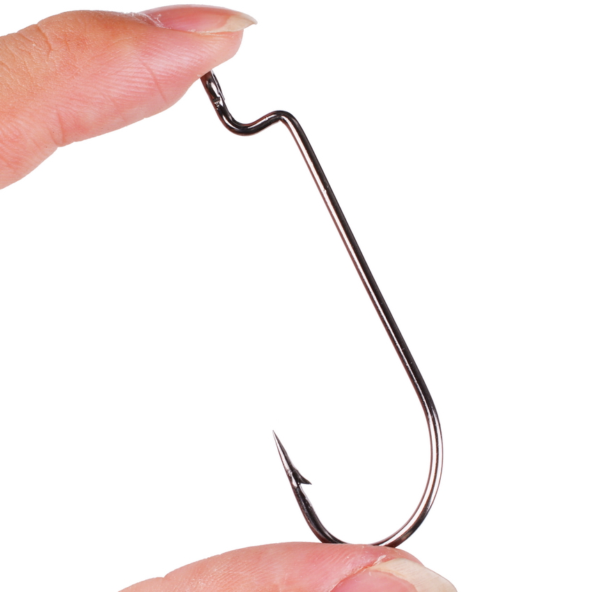Fishing Hook Barbless - 100 шт./лот рыболовные крючки из высокоуглеродистой