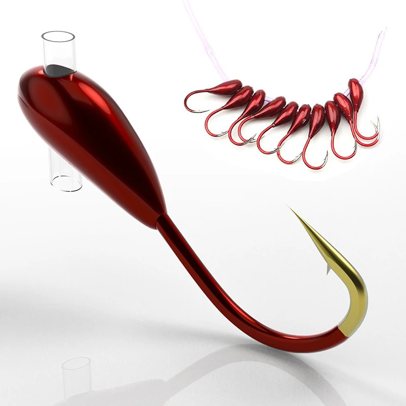 Fishing Hook Barbless - 10/20 шт., зимний крючок для зимней