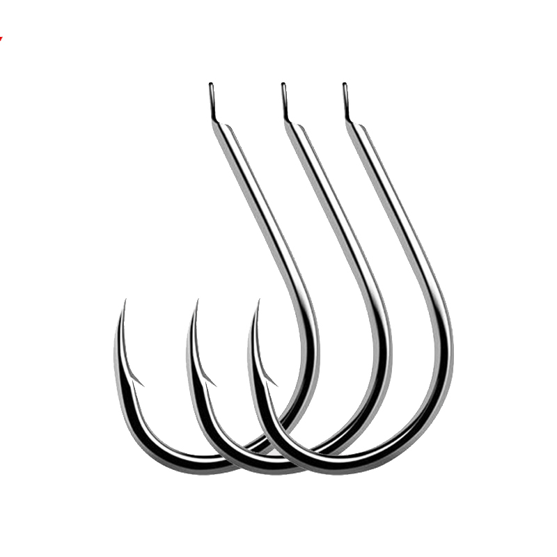Fishing Hook Circle - Рыболовные крючки с зазубриной, 100 шт./лот,