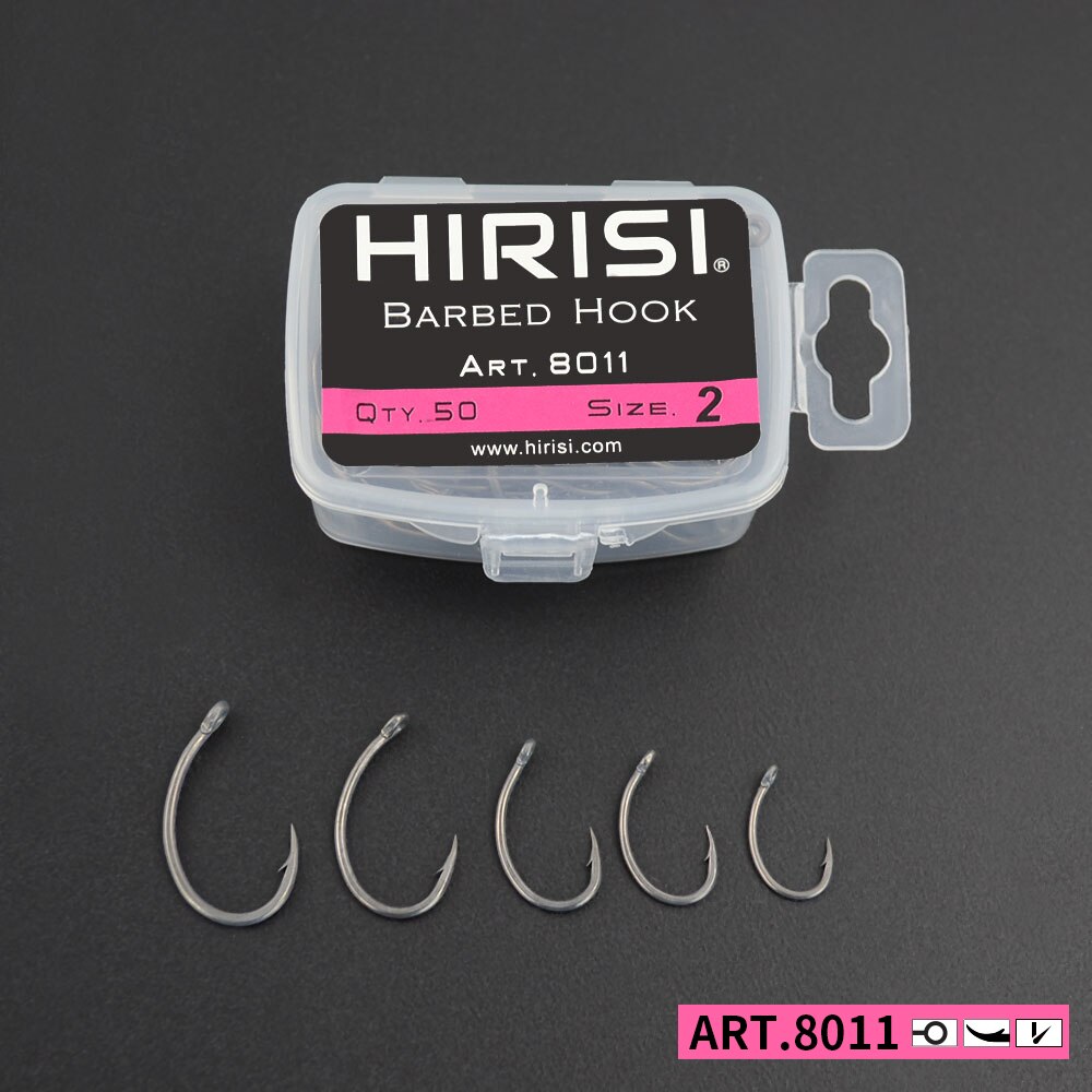 Fishing Hook Barbless - Крючки для ловли карпа Hirisi, 50
