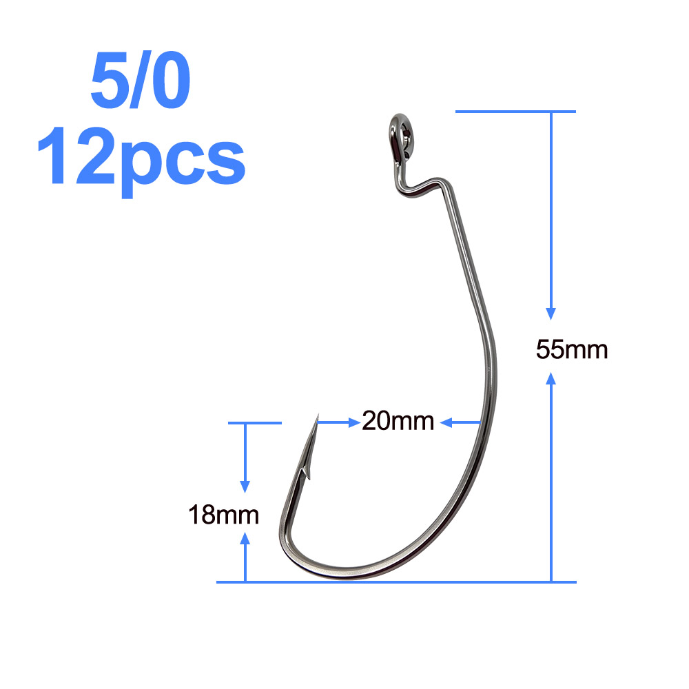 ESFISHING Офсетный крючок из у – обзор и цена Fishing Hook Offset