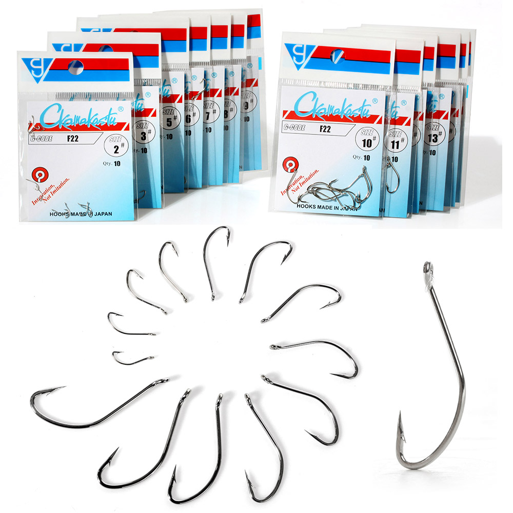 Ckamakastu F22 Белая джиг-голо – обзор и цена Fishing Hook Barbless
