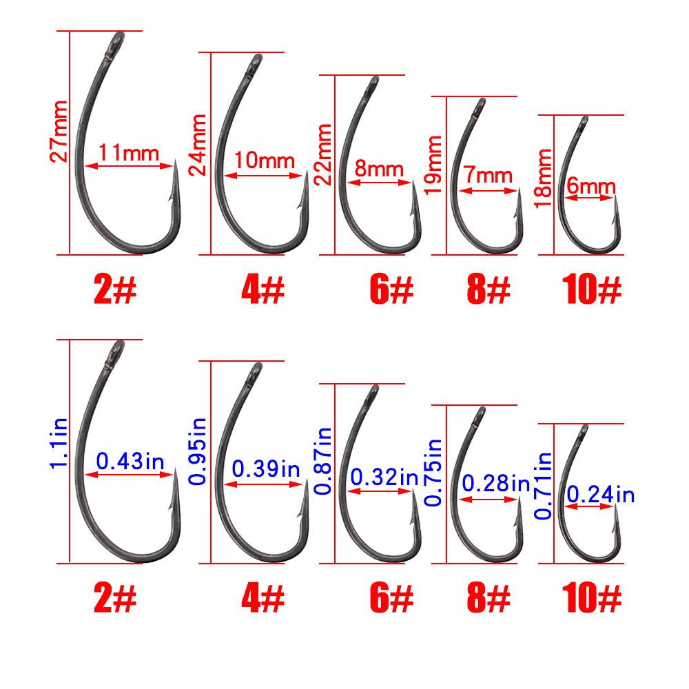 Hirisi 30x крючки для ловли ка – обзор и цена Fishing Hook Barbless