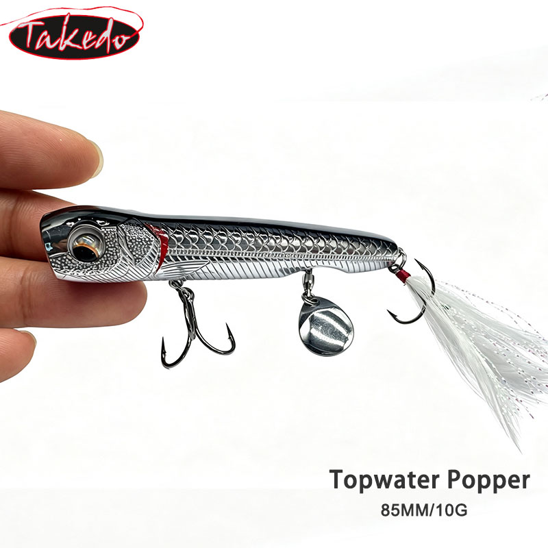 TAKEDO 10G Поппер для рыбалки  – обзор и цена Fishing Hook Treble