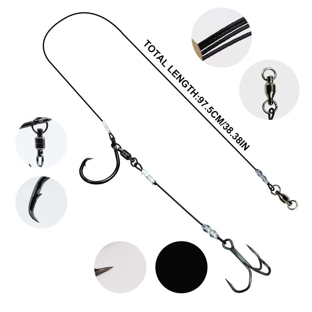 ZYZHE 1/3/5 шт. оснастки Sting – обзор и цена Fishing Hook Circle