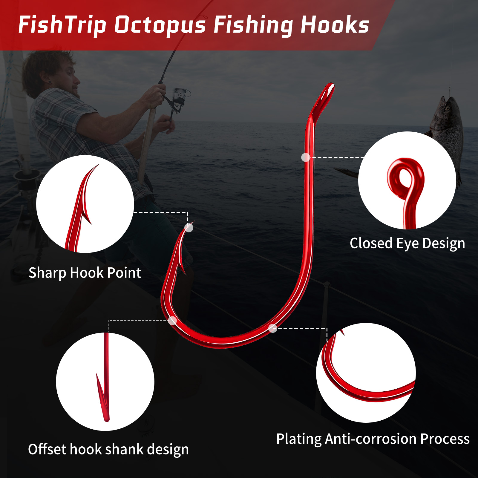 9 км 100 шт. крючок для осьмин – обзор и цена Fishing Hook Circle