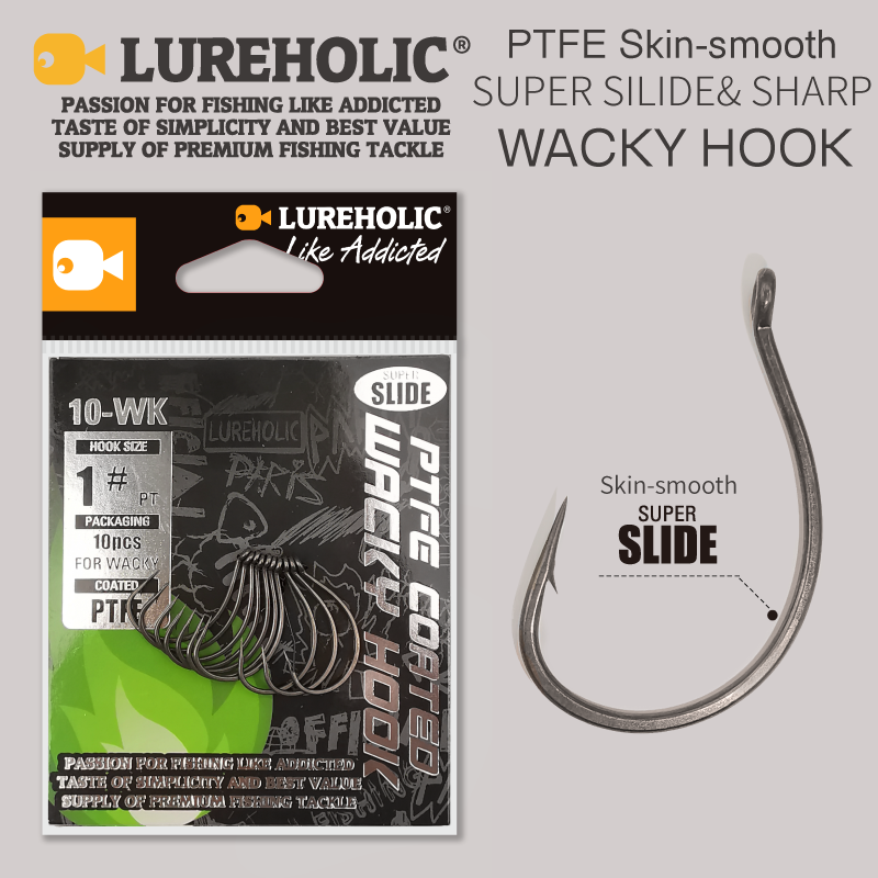 LUREHOLIC PTFE Super Slide Wac – обзор и цена Fishing Hook Offset
