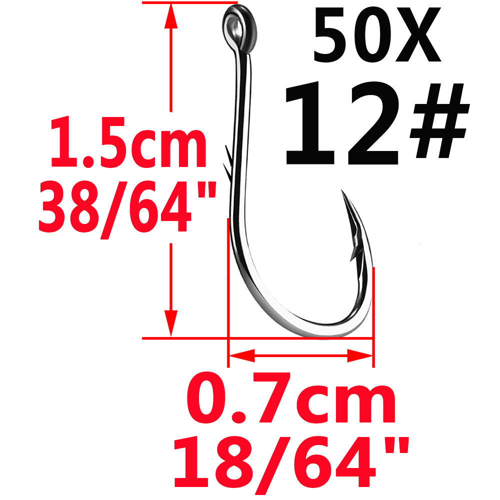 50 шт. Iseama, Круглый рыболов – обзор и цена Fishing Hook Circle
