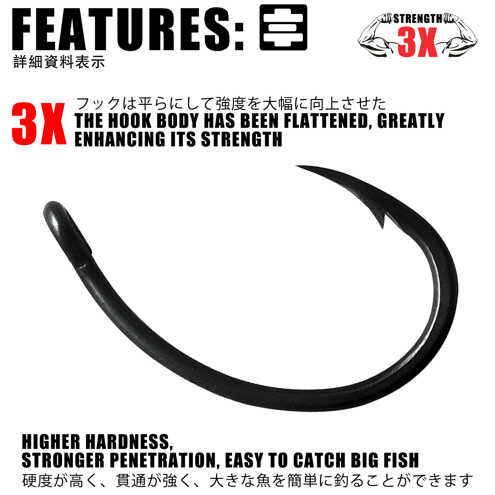 50 шт. крючки для ловли карпа  – обзор и цена Fishing Hook Offset