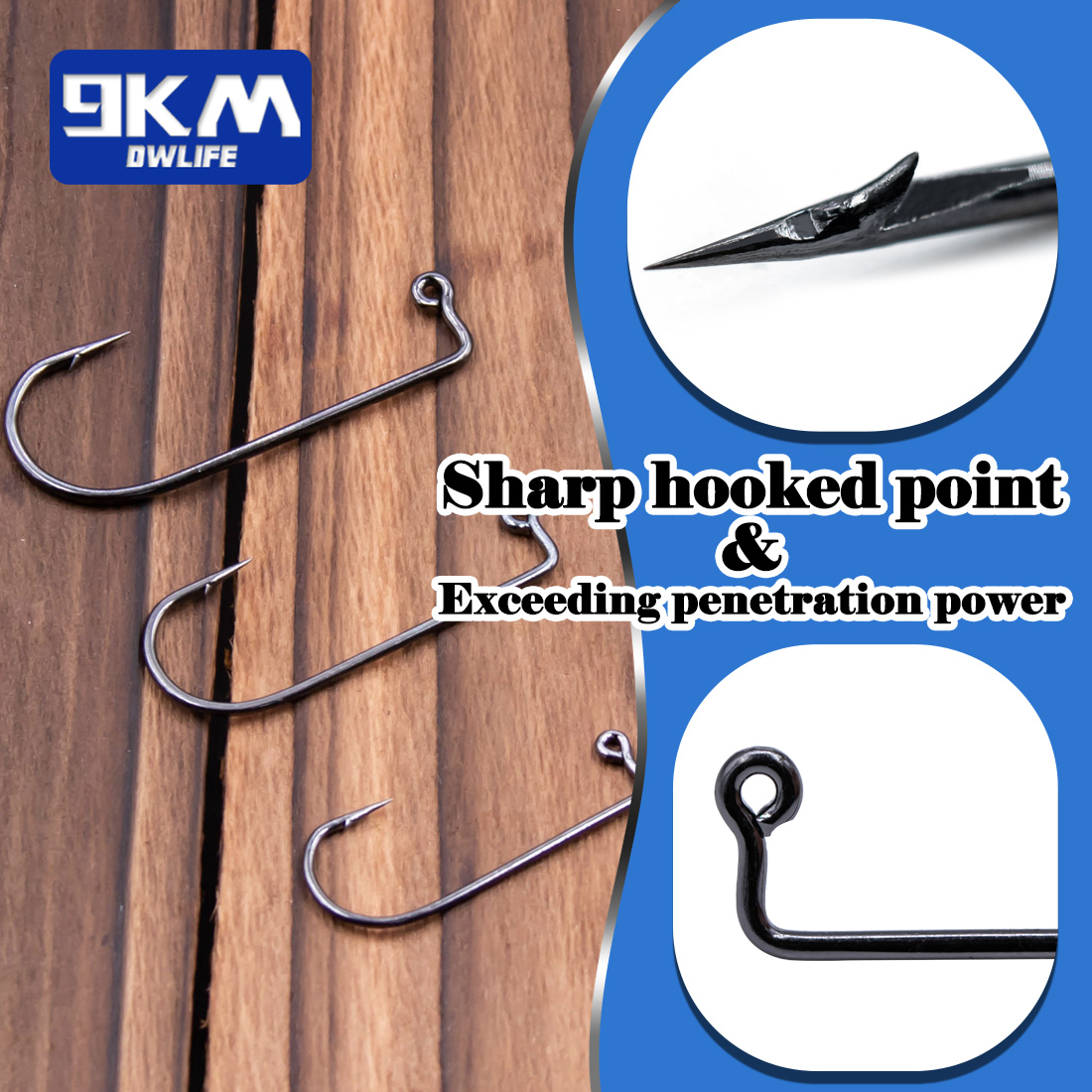 Рыболовный джиг-крючок, 50 ~ 2 – обзор и цена Fishing Hook Barbless