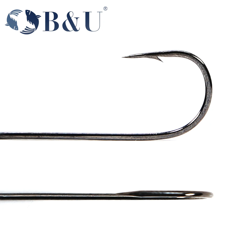 Рыболовные крючки B&U, 20 шт., – обзор и цена Fishing Hook Barbless