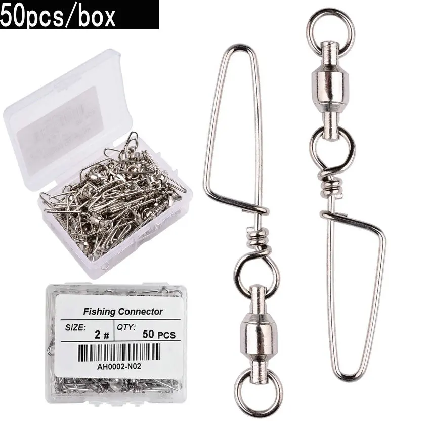 50 шт. вертлюг с шарикоподшипн – обзор и цена Fishing Hook Box