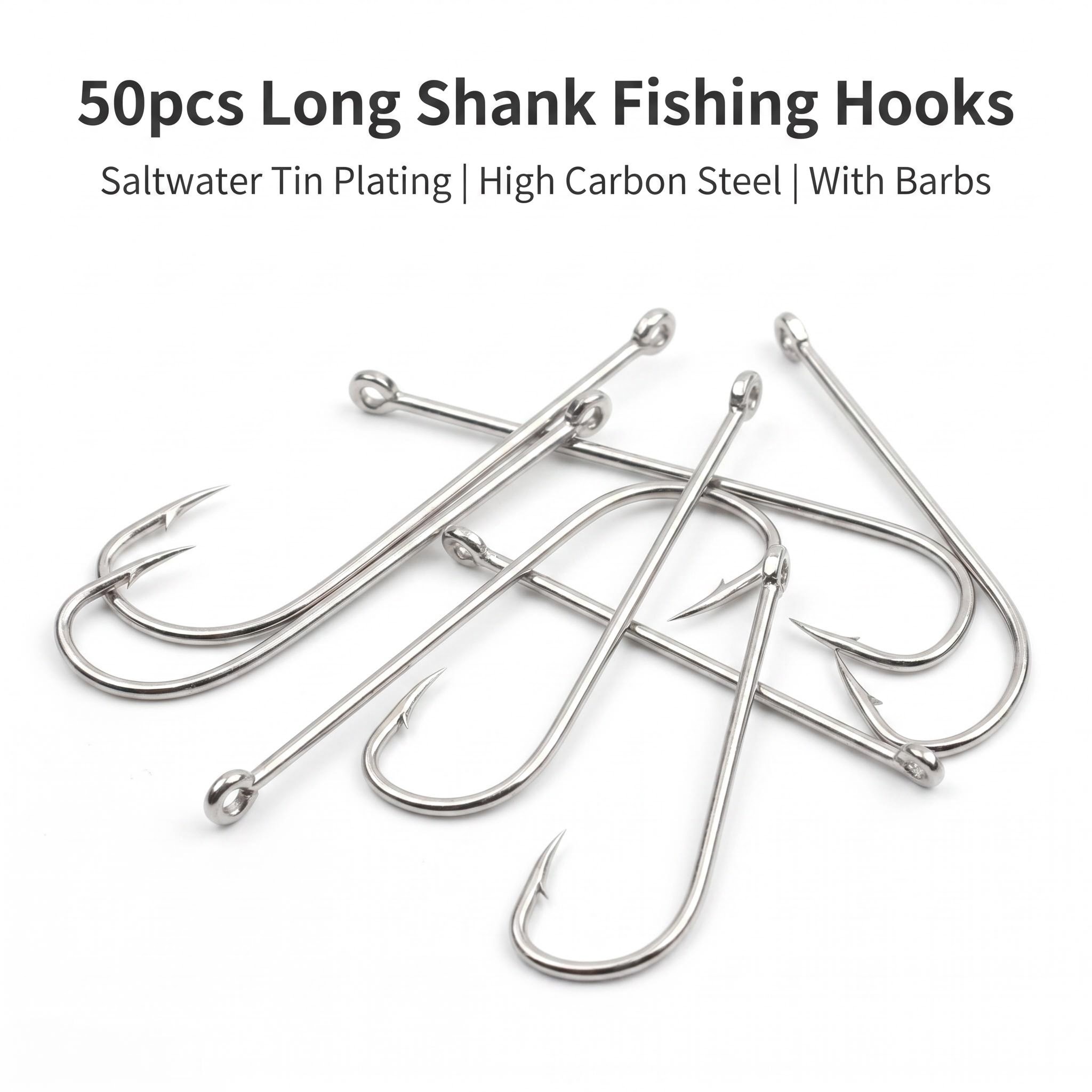 50 шт. крючков для морской рыб – обзор и цена Fishing Hook Circle