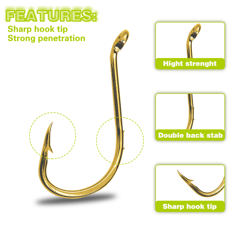 50 шт. рыболовные крючки для о – обзор и цена Fishing Hook Circle